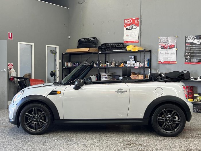2012 MINI Cabrio Cooper R57 LCI White Silver