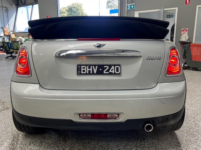 2012 MINI Cabrio Cooper R57 LCI White Silver