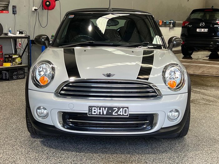 2012 MINI Cabrio Cooper R57 LCI White Silver