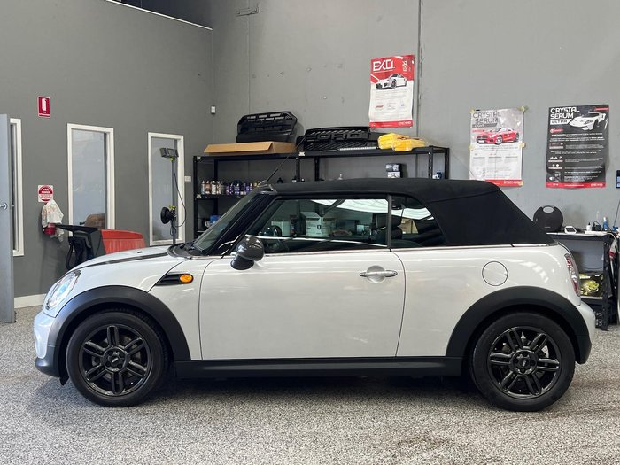 2012 MINI Cabrio Cooper R57 LCI White Silver