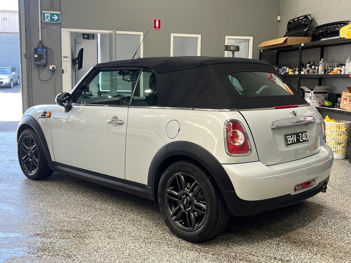 2012 MINI Cabrio Cooper R57 LCI White Silver