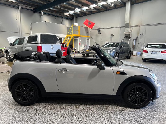 2012 MINI Cabrio Cooper R57 LCI White Silver