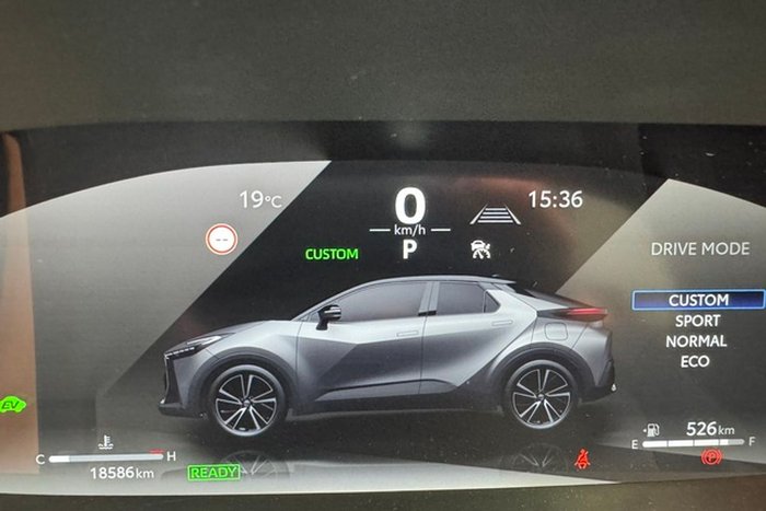 2023 Toyota C-HR GR Sport MAXH25R 4X4 On Demand Frosted White with Black Roof