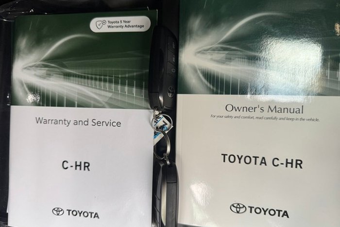 2023 Toyota C-HR GR Sport MAXH25R 4X4 On Demand Frosted White with Black Roof