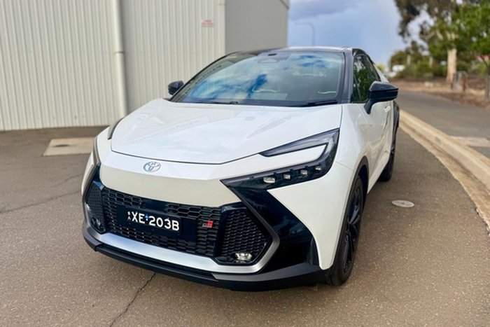 2023 Toyota C-HR GR Sport MAXH25R 4X4 On Demand Frosted White with Black Roof