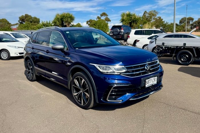 2022 Volkswagen Tiguan 147TDI R-Line Allspace 5N MY23 Four Wheel Drive Blue