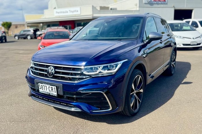 2022 Volkswagen Tiguan 147TDI R-Line Allspace 5N MY23 Four Wheel Drive Blue