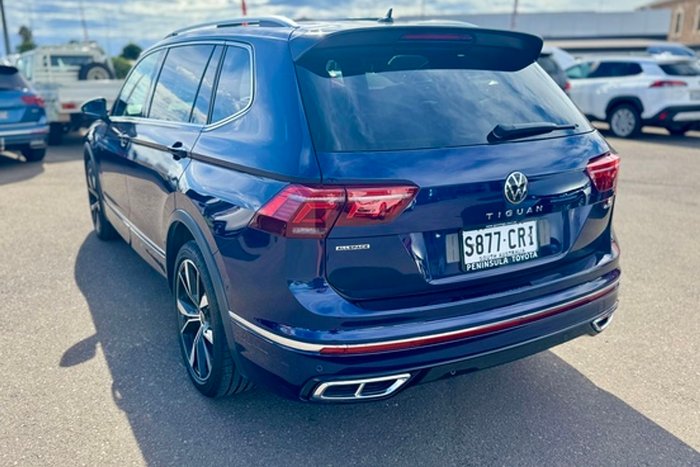 2022 Volkswagen Tiguan 147TDI R-Line Allspace 5N MY23 Four Wheel Drive Blue