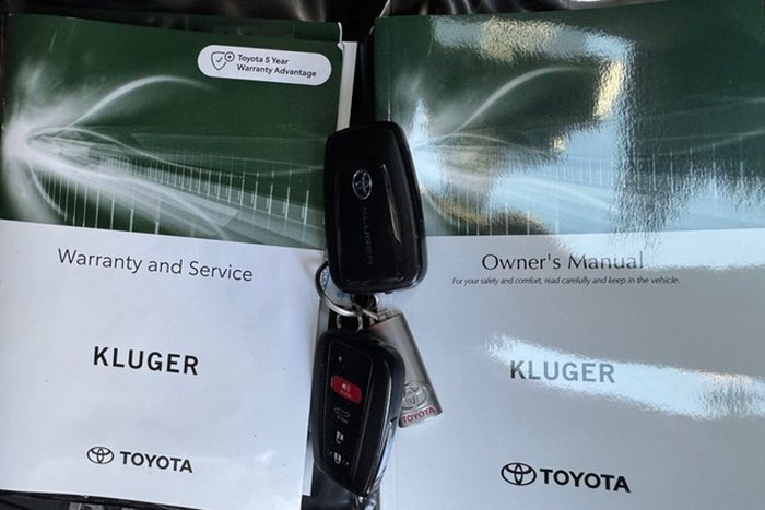 2021 Toyota Kluger Grande AXUH78R 4X4 On Demand Frosted White