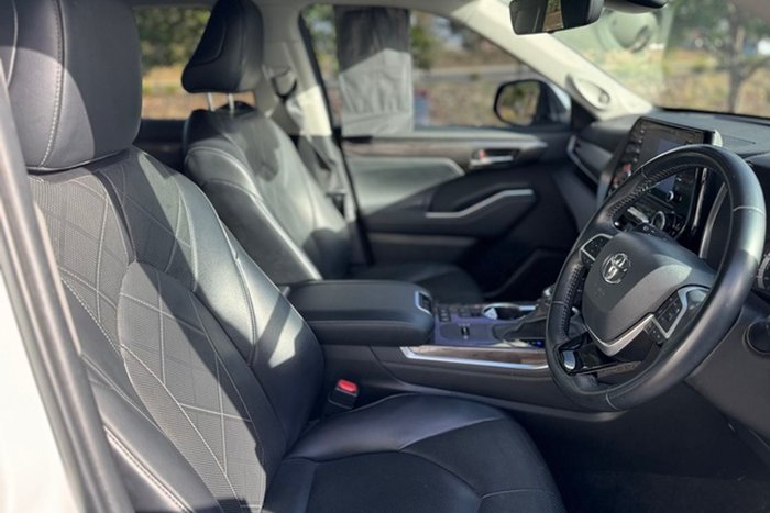 2021 Toyota Kluger Grande AXUH78R 4X4 On Demand Frosted White