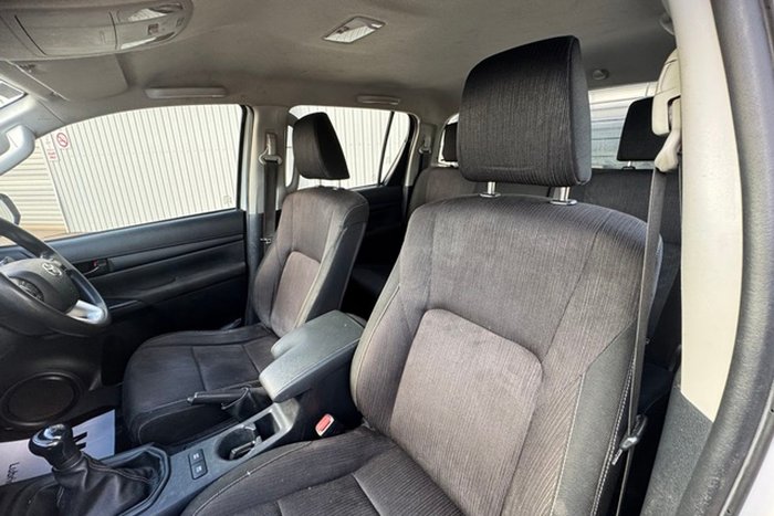 2018 Toyota Hilux SR GUN126R 4X4 Dual Range Glacier White