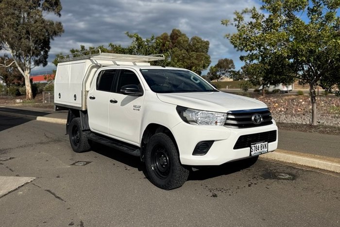 2018 Toyota Hilux SR GUN126R 4X4 Dual Range Glacier White