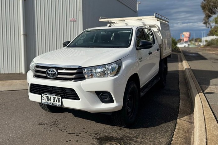 2018 Toyota Hilux SR GUN126R 4X4 Dual Range Glacier White