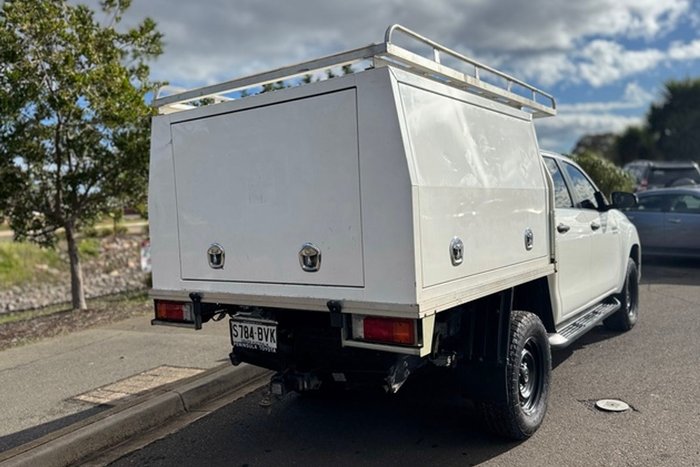 2018 Toyota Hilux SR GUN126R 4X4 Dual Range Glacier White