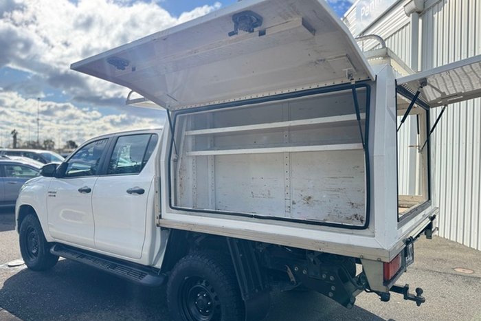 2018 Toyota Hilux SR GUN126R 4X4 Dual Range Glacier White