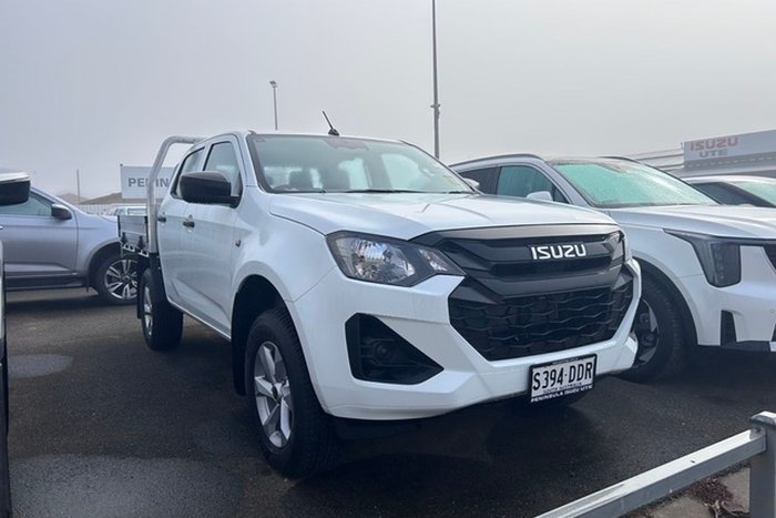 2024 Isuzu D-MAX SX MY24 4X4 Dual Range Mineral White (527)
