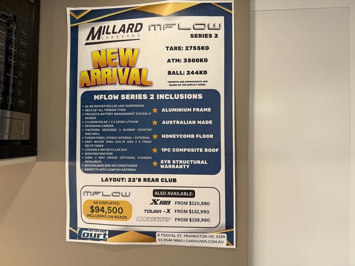 2025 Millard Mflow Series Ii Rear Club