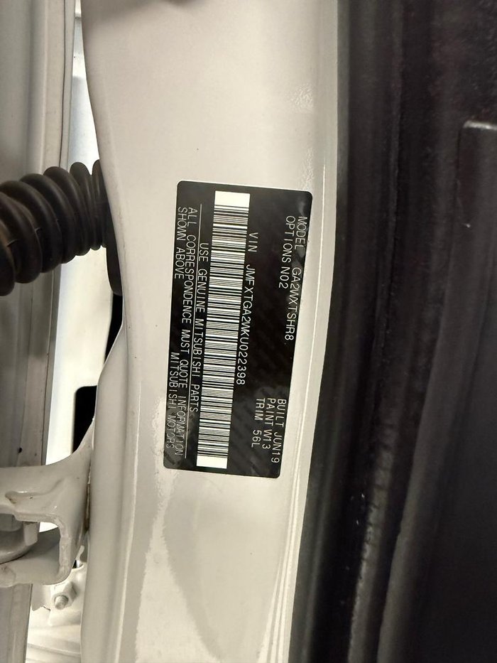 2019 Mitsubishi ASX ES ADAS XD MY20 White