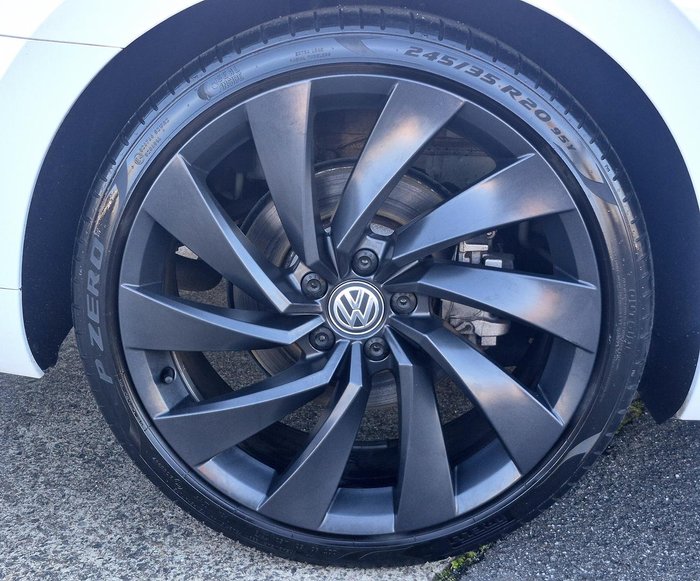 2019 Volkswagen Arteon 206TSI R-Line 3H MY19 Four Wheel Drive Pure White