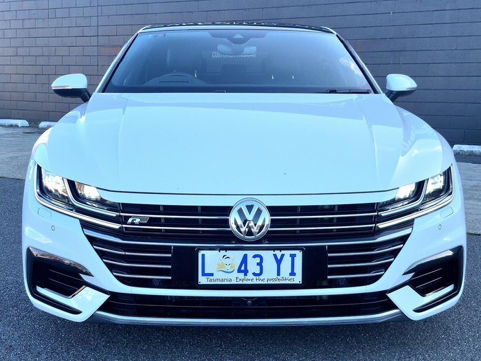 2019 Volkswagen Arteon 206TSI R-Line 3H MY19 Four Wheel Drive Pure White