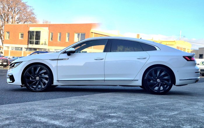 2019 Volkswagen Arteon 206TSI R-Line 3H MY19 Four Wheel Drive Pure White