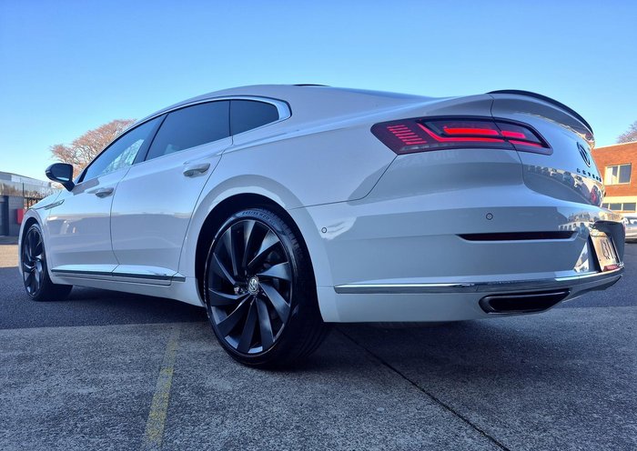 2019 Volkswagen Arteon 206TSI R-Line 3H MY19 Four Wheel Drive Pure White
