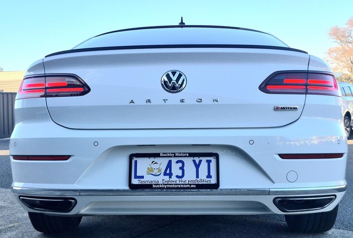 2019 Volkswagen Arteon 206TSI R-Line 3H MY19 Four Wheel Drive Pure White