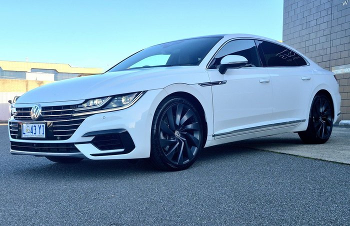 2019 Volkswagen Arteon 206TSI R-Line 3H MY19 Four Wheel Drive Pure White
