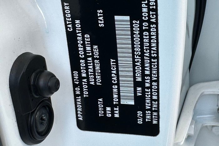 2020 Toyota Fortuner GX