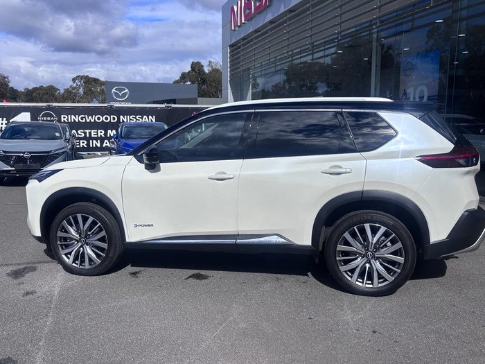 2025 Nissan X-TRAIL Ti-L e-POWER T33 MY25 Four Wheel Drive Ivory Pearl / Black Roof