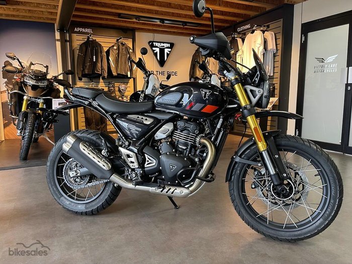 TRIUMPH SCRAMBLER 400 X DUAL PURPOSE SCRAMBLER GREY