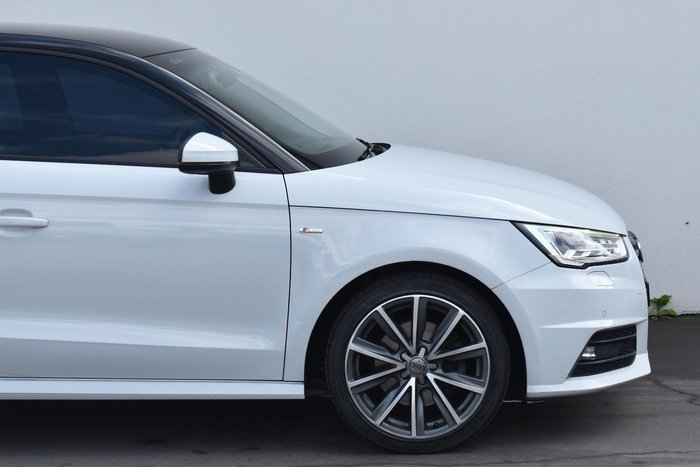 2018 Audi A1 Sport 8X MY18 Glacier White (Brilliant Black Roof)