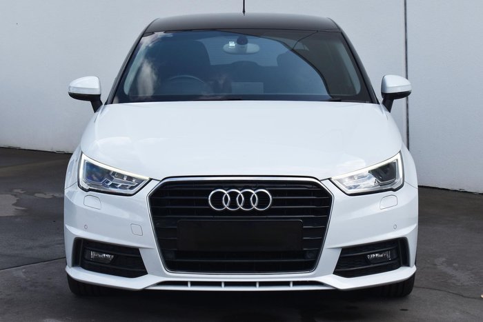 2018 Audi A1 Sport 8X MY18 Glacier White (Brilliant Black Roof)