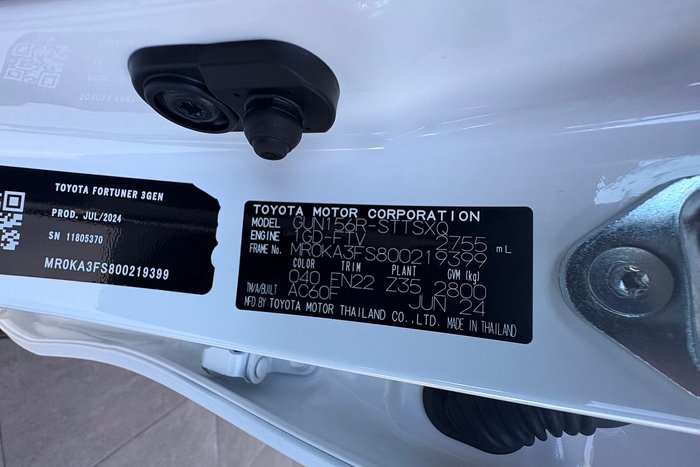 2024 Toyota Fortuner GXL