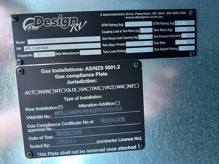 2025 Design RV Stryker 161-X