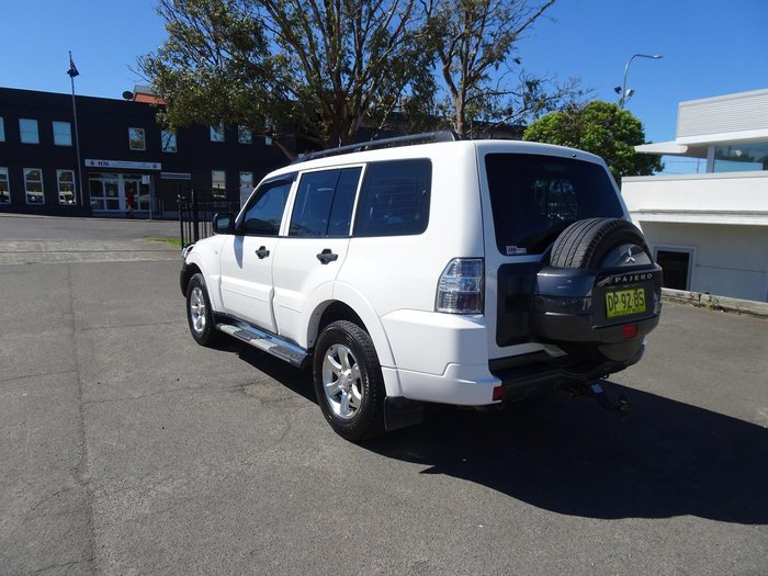 2011 Mitsubishi Pajero GLX NW MY12 4X4 White