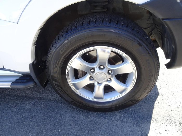 2011 Mitsubishi Pajero GLX NW MY12 4X4 White