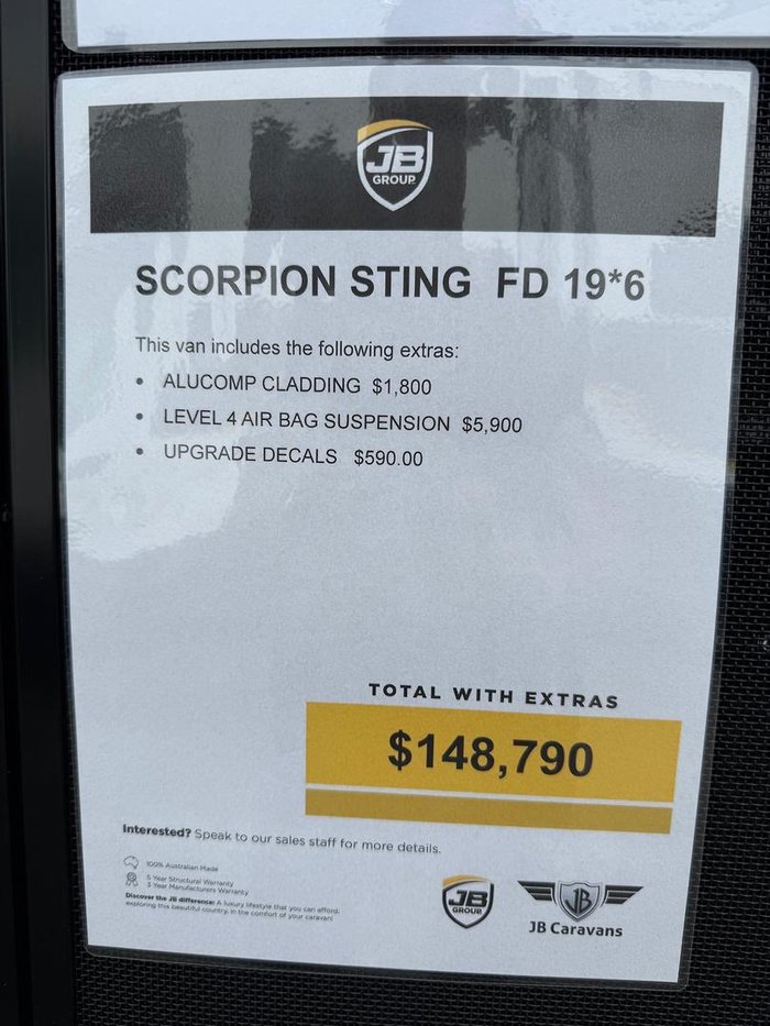 2025 JB Caravans 19'6