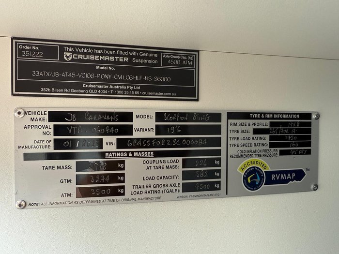 2025 JB Caravans 19'6