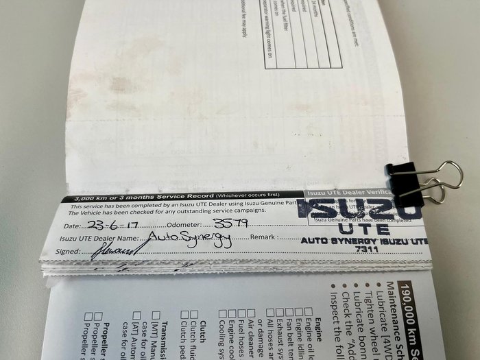 2017 Isuzu D-MAX SX MY17 4X4 Dual Range Splash White