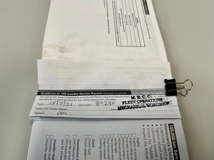 2017 Isuzu D-MAX SX MY17 4X4 Dual Range Splash White