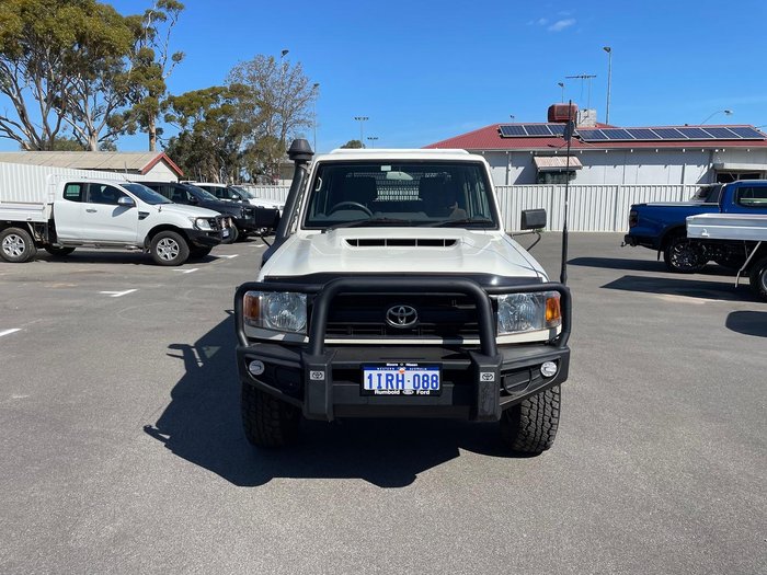 2022 Toyota Landcruiser Workmate VDJ79R 4X4 Dual Range French Vanilla