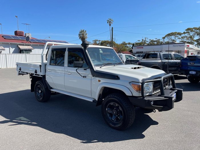 2022 Toyota Landcruiser Workmate VDJ79R 4X4 Dual Range French Vanilla