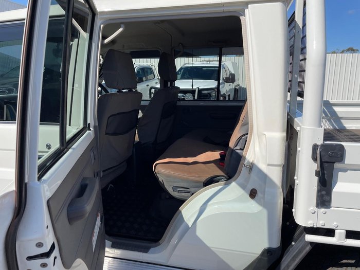 2022 Toyota Landcruiser Workmate VDJ79R 4X4 Dual Range French Vanilla