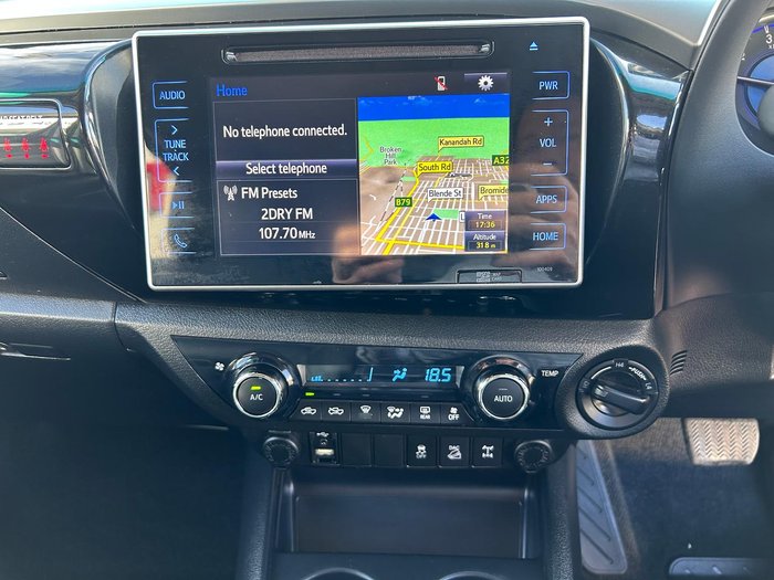 2017 Toyota Hilux SR5 GUN126R 4X4 Dual Range Graphite