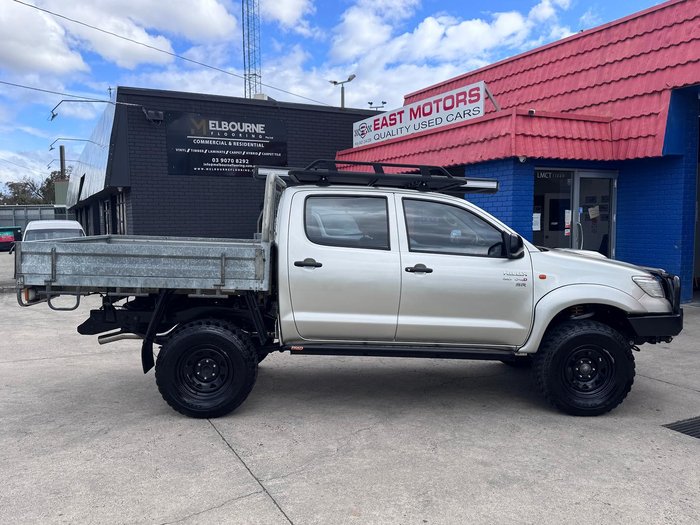 2013 Toyota Hilux SR KUN26R MY12 4X4 Sterling Silver