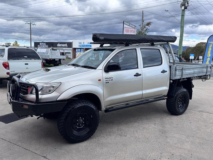 2013 Toyota Hilux SR KUN26R MY12 4X4 Sterling Silver