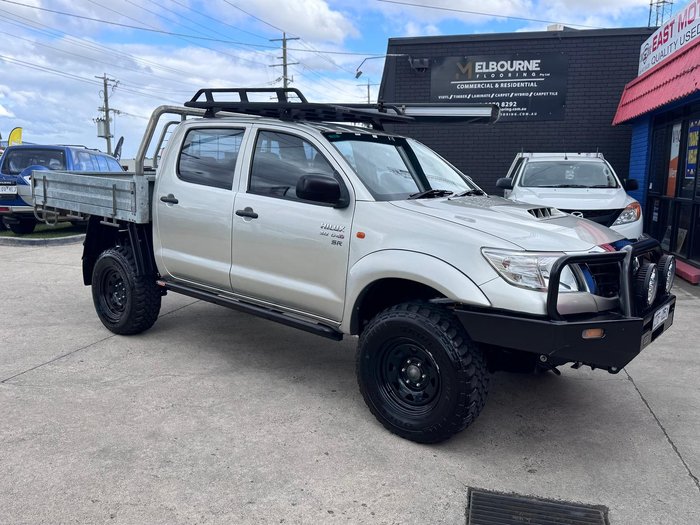 2013 Toyota Hilux SR KUN26R MY12 4X4 Sterling Silver