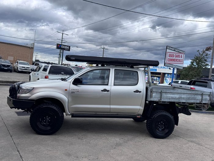 2013 Toyota Hilux SR KUN26R MY12 4X4 Sterling Silver