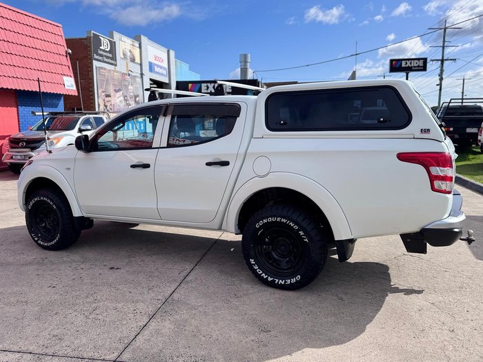 2017 Mitsubishi Triton GLX MQ MY18 4X4 Dual Range White